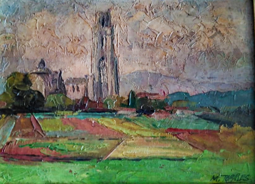 Ampliar: Veracruz, óleo de Manuel Torres